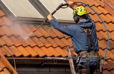 Démoussage et hydrofuge de toiture à Vou